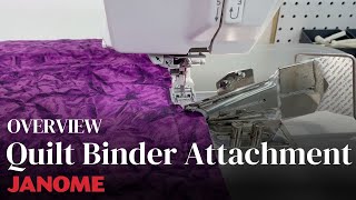 Quilt Binder Attachment [upl. by Naillij]