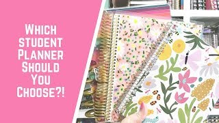 Which Student Planner Should You Choose Happy Planner vs Erin Condren vs Plum Paper [upl. by Annelg]