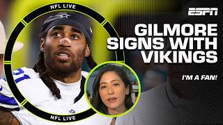 Why I think Stephon Gilmore will ELEVATE the Vikings defense 😤  NFL Live [upl. by Israeli]