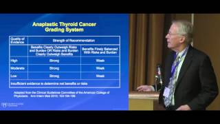 Anaplastic Thyroid Cancer Research Overview ATA Guidelines Dr Smallridge ThyCa Conference [upl. by Aihsital192]