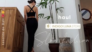 Slow fashion 🌙 Indigo Luna  HAUL 🪡⏳🌝✨🧘🏻‍♀️ [upl. by Warfourd]