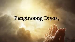 Tagalog Closing Prayer Pangwakas na Panalangin with VOICE OVER [upl. by Olivie]