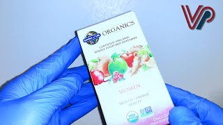 Womans Organic Whole Food Multivitamins Review [upl. by Careaga]