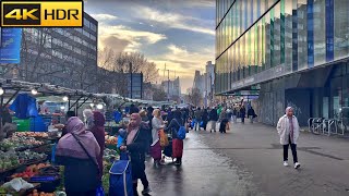 Walking the Diverse East End of London  Whitechapel London Winter Walk 4K HDR [upl. by Melva]