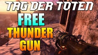 How to get a Free Thundergun in Tag Der Toten Black Ops 4 Zombies Tutorial [upl. by Nigam617]