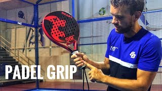 Padel Grip  How to hold the racket [upl. by Debbie]