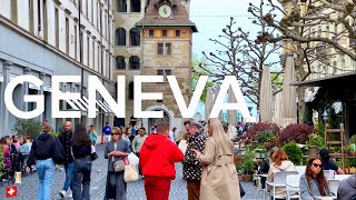 Geneva Switzerland🇨🇭Walk tour  Travel Guide  4K [upl. by Feilak]