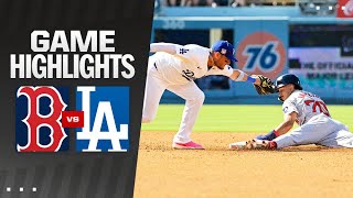 Red Sox vs Dodgers Game Highlights 72124  MLB Highlights [upl. by Elnukeda]