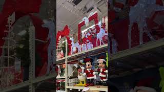 Christmas decors in Home depot🎄🌲 christmas homedepot christmasdecor mickeymouse [upl. by Anelrahc]