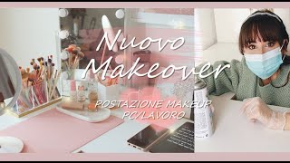 NUOVO MAKEOVER DELLO STUDIO TRASFORMIAMO E DECORIAMO INSIEME LA NUOVA POSTAZIONE VLOG [upl. by Drolyag]