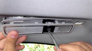 How to replace MercedesBenz W221 rear interior light bulbкак поменять лампочку в салоне w221 [upl. by Schalles]