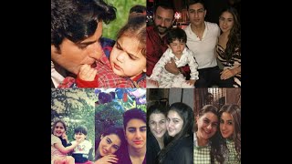 Sara Ali khan cute childhood and personal family photos [upl. by Leiram]