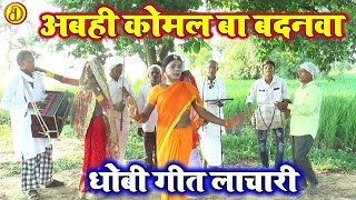 अबही कोमल बा बदनवा  न्यू धोबी गीत  New Dhobi Geet Lachari Video Song [upl. by Nawrocki]