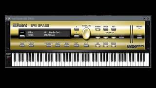 MODULO ROLAND SRX BRASS VST [upl. by Kaasi]