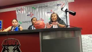 Navajo Prep girls basketball talks winning third 3A state title in five years [upl. by Aivatal]