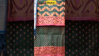 saree l shortvideo saree handloomsaree dhakaijamdanisaree [upl. by Yllen737]