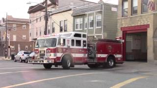 Kearny Fire Department Engine 1 using NAFD Rig Responding 41716 [upl. by Garner]