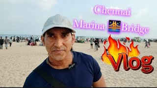 Chennai Marina🌉 Bridge Vlog🔥 [upl. by Aubert]