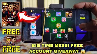 MEGA ACCOUNT BIG TIME MESSI GIVEAWAY FREE 😻🔥 HOW TO GET FREEE MESSI ACCOUNT shorts freeepic [upl. by Ani]