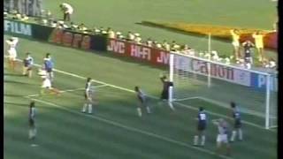 1990 World Cup Yugoslavia vs Argentine Dragan Stojkovic [upl. by Tad]