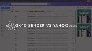 GX40 SENDER UBUNTU VERSIOIN VS YAHOO 2024 [upl. by Wj]