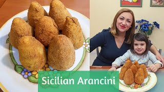 SICILIAN ARANCINI RECIPE Arancini siciliani English subtitles [upl. by Stutzman]