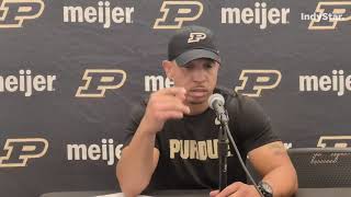 Purdue football press conference postOregon State loss Ryan Walters Boilermakers player react [upl. by Patrice]