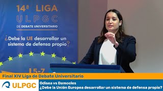 Final XIV Liga de Debate Universitario  2022 [upl. by Aicel]