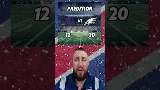 Score Prediction Giants vs Eagles nflfootball giants newyorkgiants nygiants eagles nfl [upl. by Cassell]