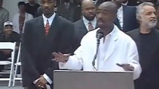 Tupac Shakur Speaks At The 1996 Brotherhood Crusades Rally FULL VIDEO [upl. by Nettie881]