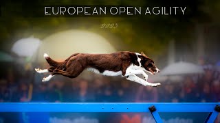 European Open 2023  Agility Slow Motion Video [upl. by Erbua]