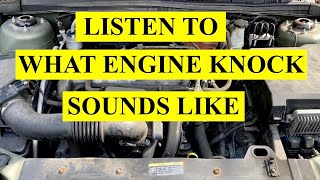 What Does Engine Knock Rod Knock Noise Sound Like  Watch and Listen [upl. by Fiertz757]