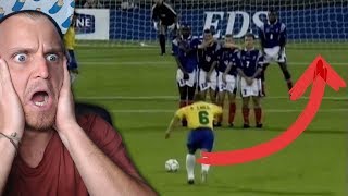 TOP 3 PUNIZIONI ROBERTO CARLOS REACTION [upl. by Finella264]