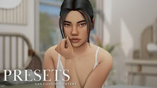 cas presets cc  los sims 4 contenido personalizado haul [upl. by Liemaj827]