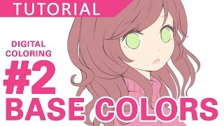 2  Base Colors 【Digital Coloring Tutorial】 [upl. by Lashonda663]