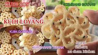 Resepi Mudah Kuih Loyang  Honeycomb Cookies  ขนมดอกจอก [upl. by Whitnell888]