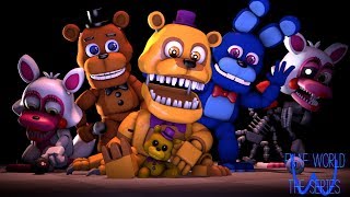 FNaF World Redacted  Chippers Revenge Boss Fight All 5 Stars [upl. by Atrim]