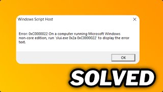 FIXED Windows activation error 0xc0000002 [upl. by Eillime]