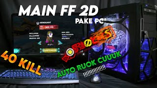 MENCOBA BERMAIN FREE FIRE MINI MILITIA 2D PAKE KEYBOARD DAN MOUSE DI ANDROID 🎯 [upl. by Atirahs]