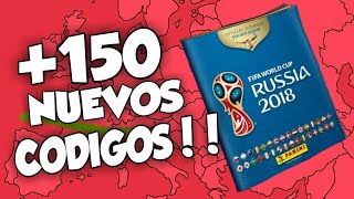 150 NUEVOS CODIGOS PROMOCIONALES  Panini Sticker Álbum [upl. by Blanca671]