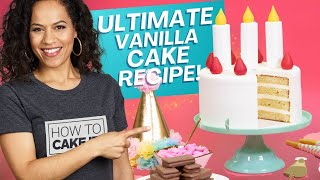 The ONLY Vanilla cake recipe you’ll ever need Delicious moist Yo’s most popular cake recipe ever [upl. by Atcele]