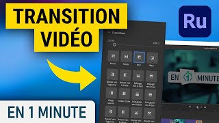 Ajouter une transition vidéo sur Premiere Rush [upl. by Hgielrebma]