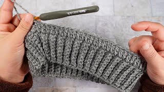 🌈GORRO A CROCHET PARA INVIERNO Paso a Paso [upl. by Avilo]