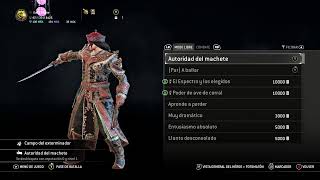 Ordenes y maestrias de la pirata en for honor [upl. by Annayoj]