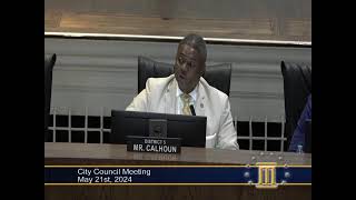 MONTGOMERY CITY COUNCIL MAY 21 2024 [upl. by Ellenad]