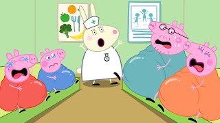 What HappenedPeppas Family Fat  Peppa Pig Funny Animation [upl. by Ennayram]