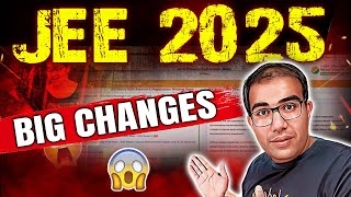 Breaking News🤯  JEE 2025  Pattern Changes  Vinay Shur Sir [upl. by Lirba]