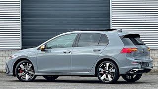 Volkswagen NEW Golf 2023 GTE in 4K Moonstone Grey 18 inch Bakerfield Walk around amp detail inside [upl. by Cristabel]