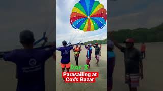 Parasailing at Coxs Bazar  Mr Mixers World [upl. by Aldwon36]