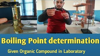 Boiling Point  Aniline  Lab Demo [upl. by Nekial415]